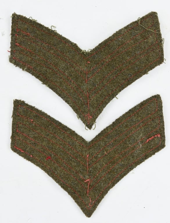 British WW2 Set of Sergeant Chevrons
