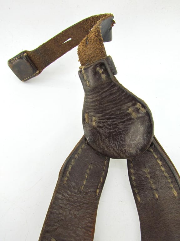 Wehrmacht leather Y-straps ‘Koppeltragegestell’