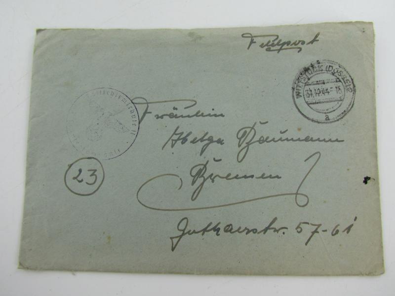 Field Post from Soldier to Family...dated 1945