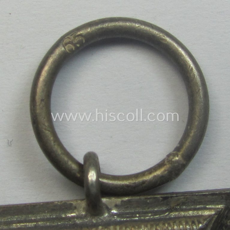 'EKII. Klasse' being a maker- (ie. '65'-) marked example that comes together with its confectioned ribbon (ie. 'Bandabschnitt') by the maker (ie. 'Hersteller'): 'Klein & Quenzer'