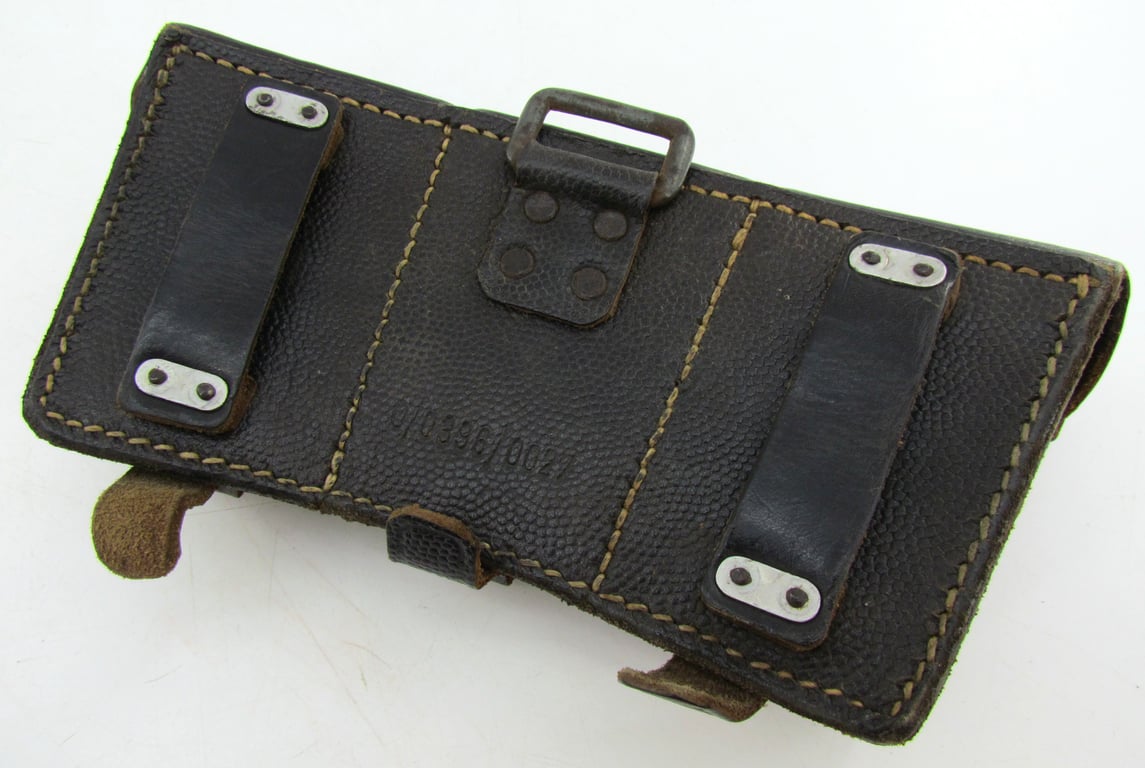 Matching Pair of K98 Ammunition Pouches - RB Numbered “0/0396/0027”