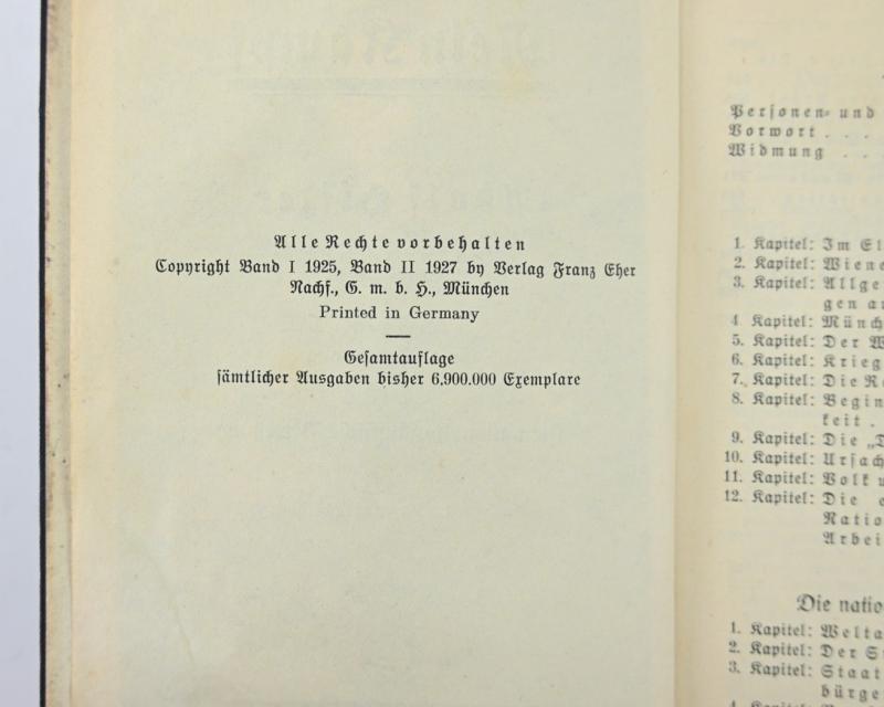 German Adolf Hitler Mein Kampf Book 1941