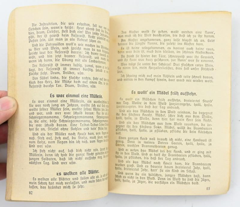 German NSDAP Songbook 'Sturm-und Kampflieder'