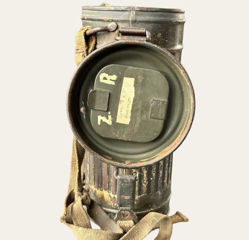Camouflaged Gasmask Canister