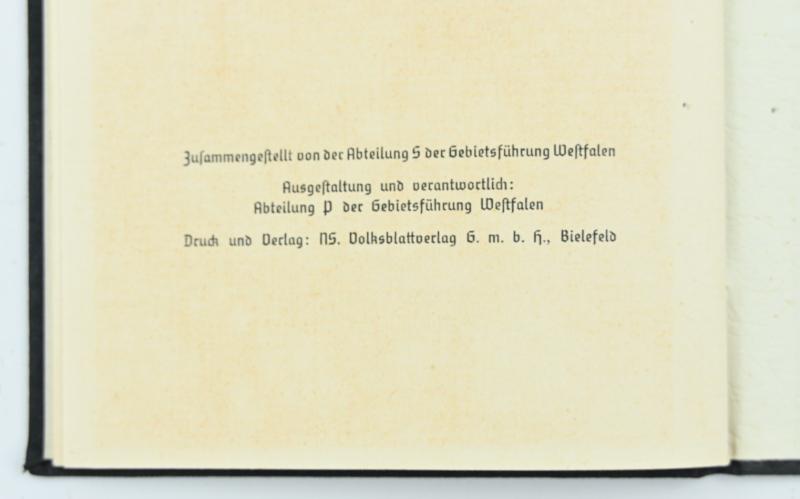 German Hitler Youth Poetry Book 'Wir Rufen'