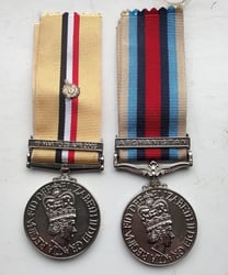 Copy British Iraq and Afghanistan campaign medals
