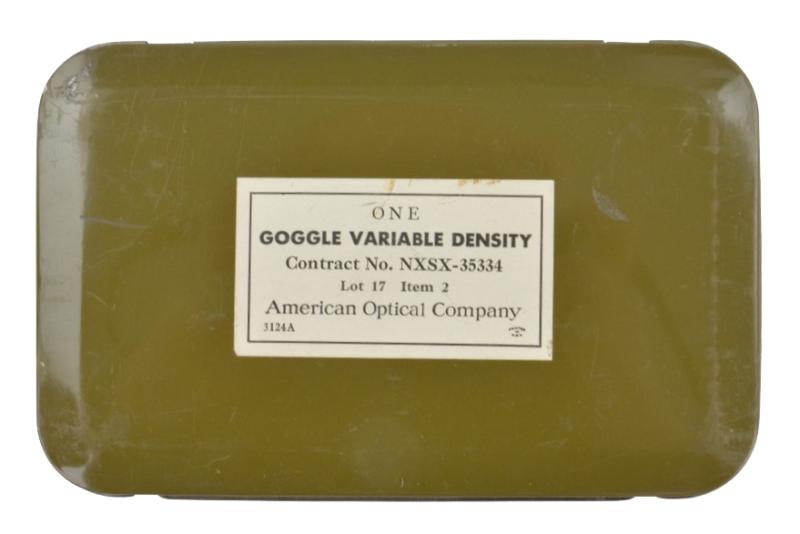 USAAF WW2 Airgunner Goggle in Case