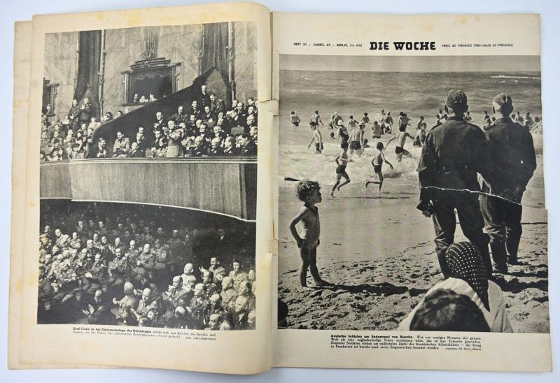 German Third Reich Magazine 'Die Woche' 1940
