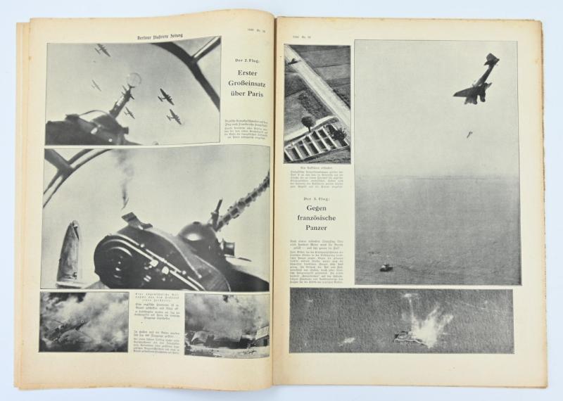 German Berliner Illustrierte Zeitung Newspaper 1940
