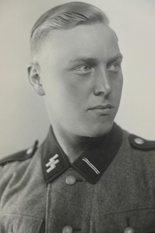 German Waffen-SS Portrait Picture 'Weesp Holland'