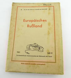Wehrmacht Map -Europäisches Russland the map of Russia