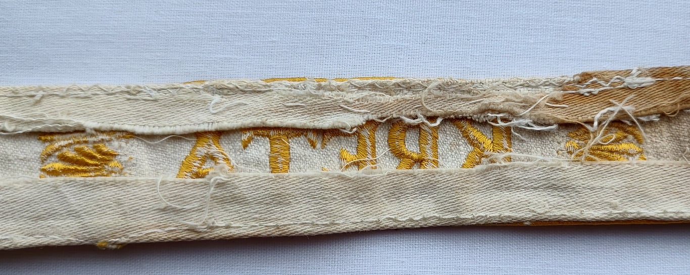 WH cuff-title ('Ärmelstreifen') : 'Kreta'