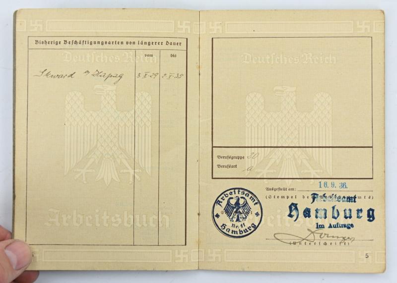 German Third Reich Period Workerspass