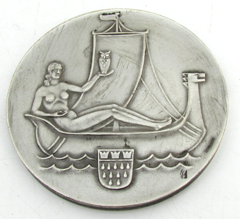 Plaque Universität der Hansestadt Cologne 1388 - 1938 (Rare)