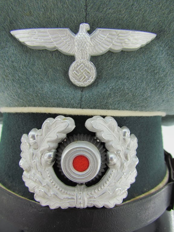 Wehrmacht (Heer) Infantry EM/NCO Visor Cap (Stone Mint)