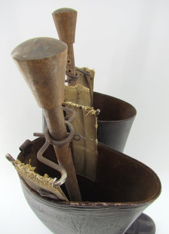 German Officers Boots  with Shoe Lasts