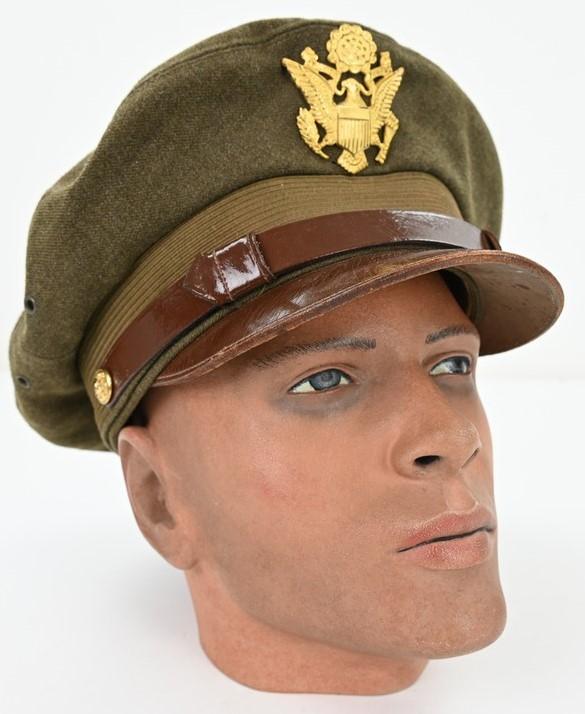 US WW2 Officer's Semi-Crusher Visor Cap