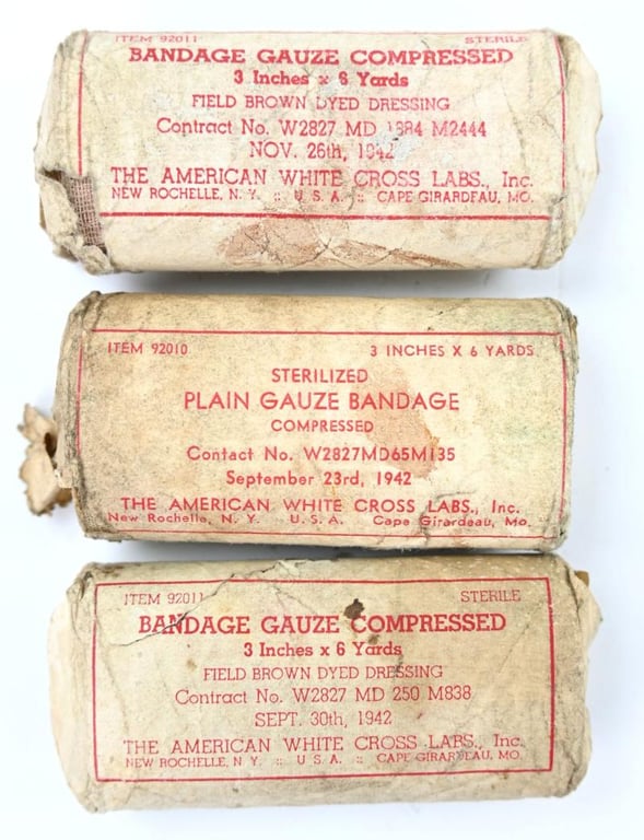 US WW2 Medical Gauze Bandage