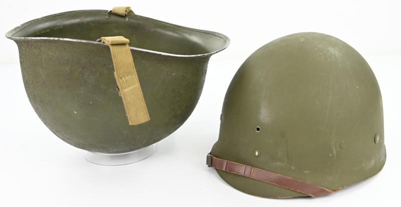 US WW2 M1 Fixed Bale Helmet 'Schlueter' War Reject