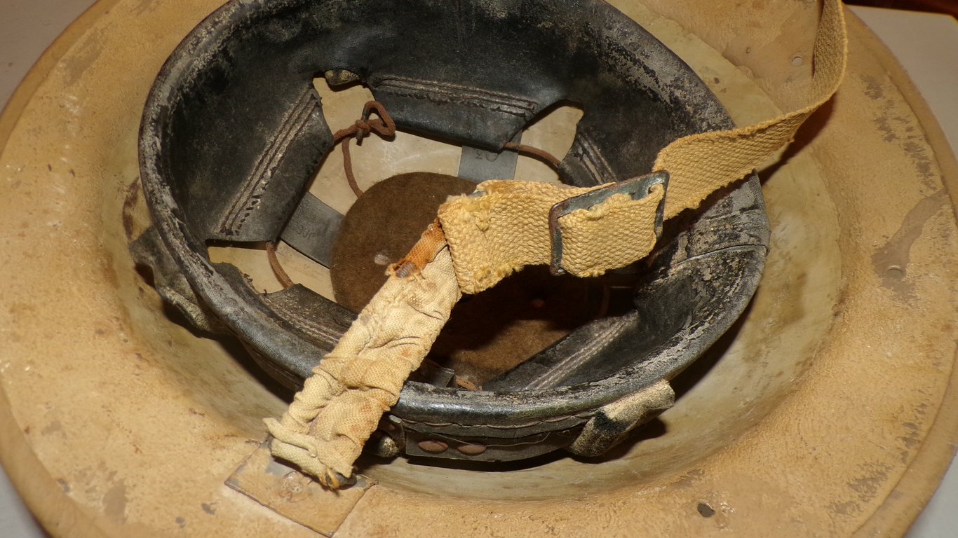 South African sand camo helmet