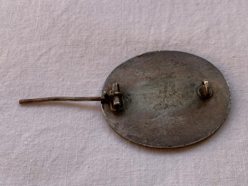 Wound Badge in Silver -Buntmetall-