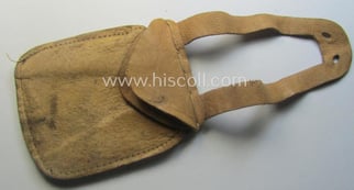 Natural-coloured- and/or genuine leather-based etui (ie. 'Tragetasche') as...