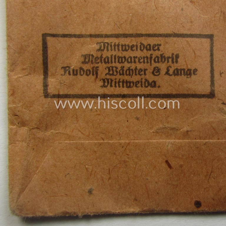 Medal-set: 'Winterschlacht im Osten 1941/42' as produced by the: 'Wächter & Lange'-company