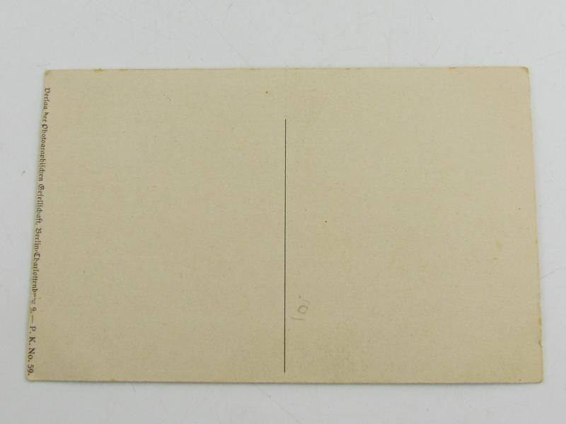 Postcard General  Von Hindenburg