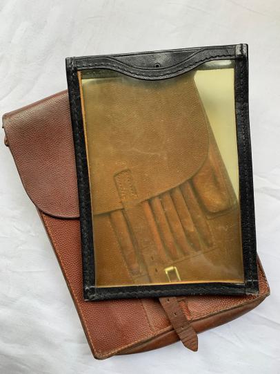 WH (Heer)/Luftwaffe Brown Mapcase with Inner Map