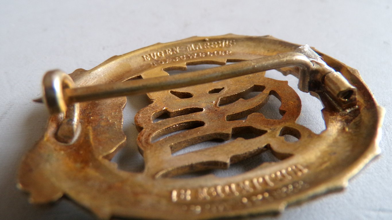 Deutsches Turn u Sportabz. 1919-1934 DRA in Gold