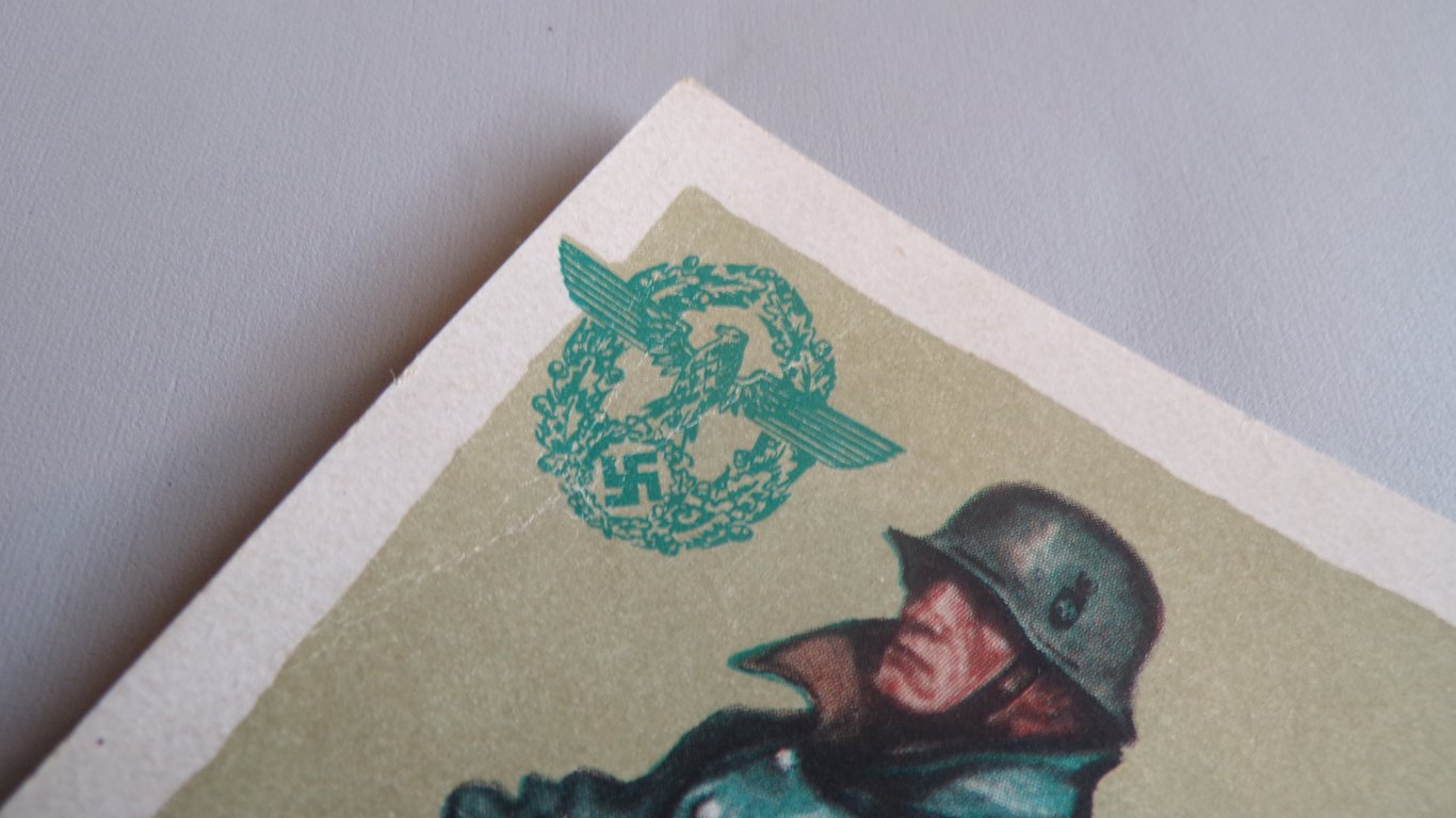 "Die Polizei im Fronteinsatz" SS & Police Postcard