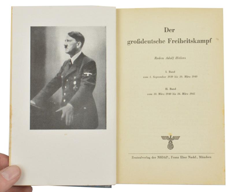 German Book 'Der großdeutsche Freiheitskampf'