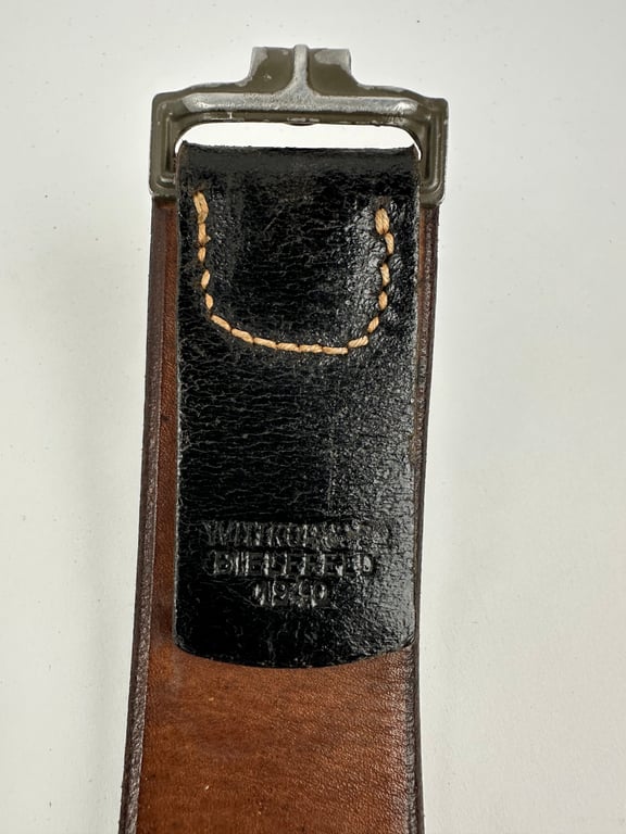 German Leather belt ( cut off)