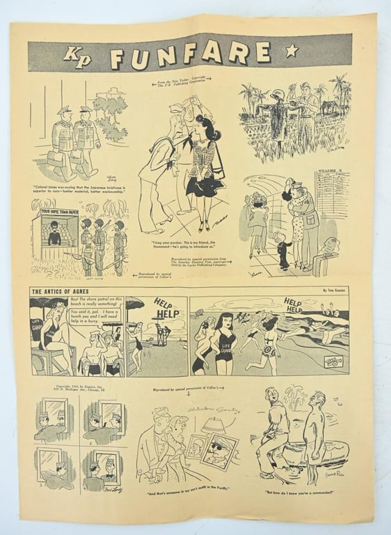 US WW2 Keep Posted Newspaper