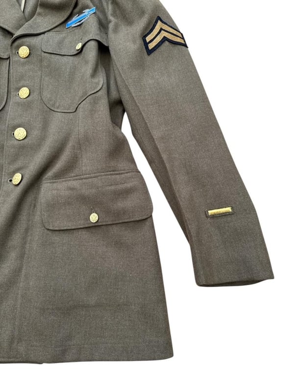 US WWII Class A Tunic Mountain Division , Trousers and Side Cap