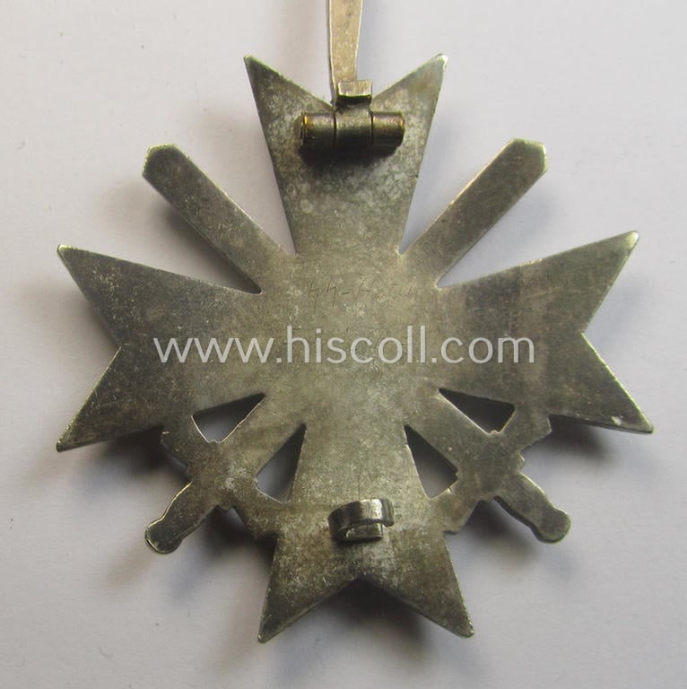 Truly 'vaulted', 'KvK 1. Kl. mit Schwn.' (being a maker- ie. '52'- ie. by: 'Gottlieb & Wagner'-) marked specimen that comes as moderately used as issued and/or found