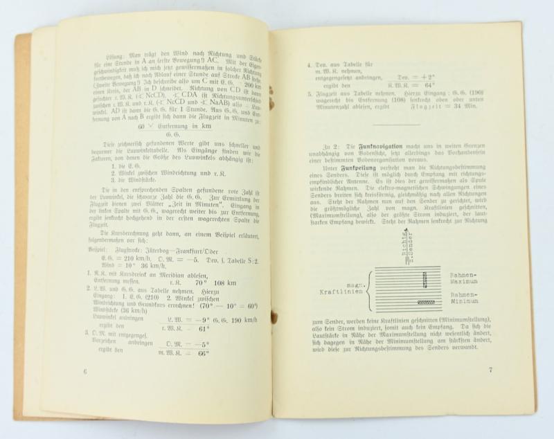 German LW Navigation Booklet Jüterbog