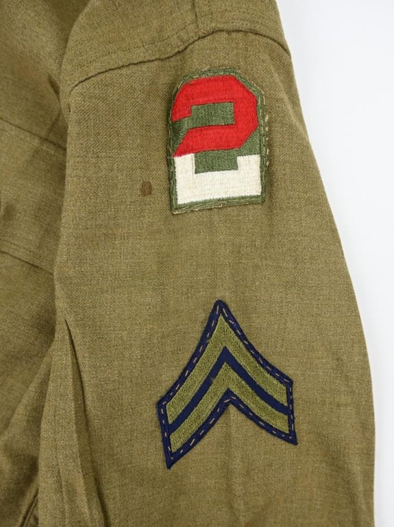 US WW2 Wool Shirt 'Second Army'