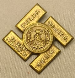 NSDAP 10-Year Commemorative Badge