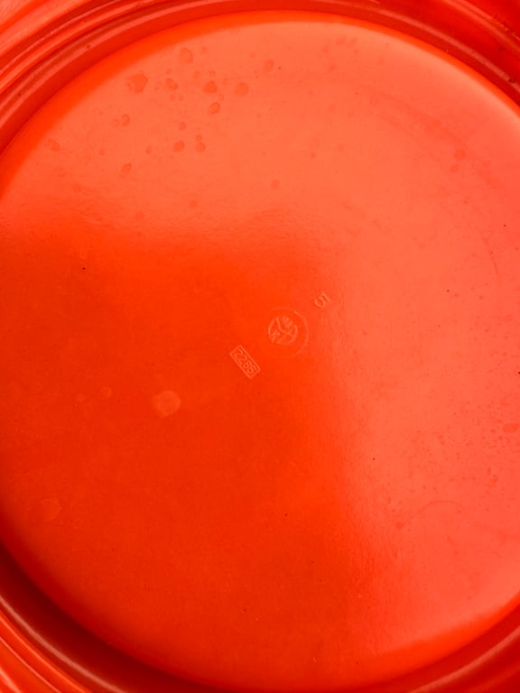 Butter Dish German (orange)