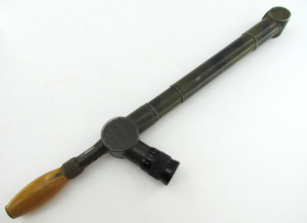 Rare original French Camouflaged Trench Periscope with Leather Carrying Case