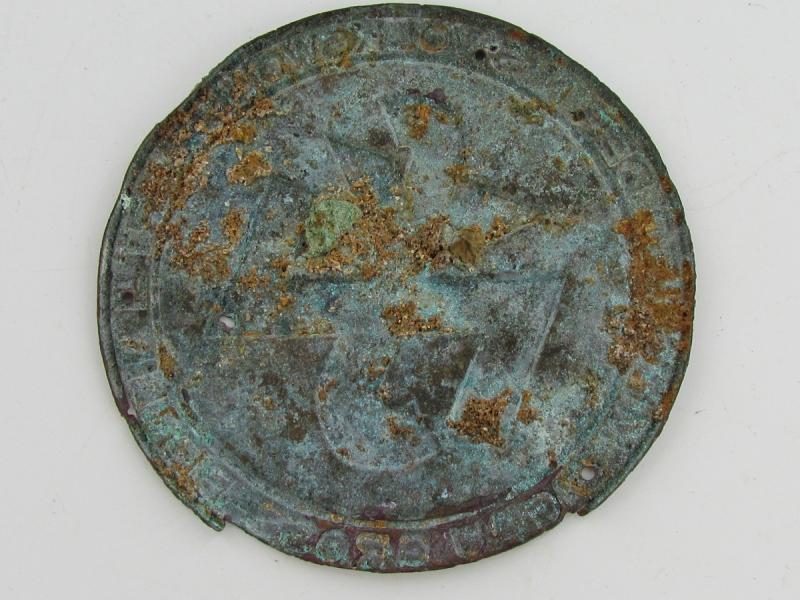 Nationalsozialistische Volkswohlfahrt Member Door Plaque