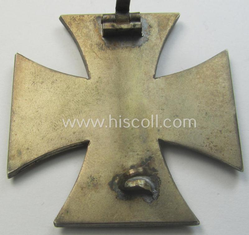 'Eisernes Kreuz 1. Klasse' (ie. Iron Cross 1st class) being an (I deem) early-war-period-produced (albeit non-maker-marked) example and that comes as issued and/or recently found