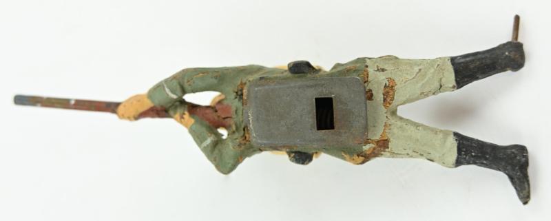 German Elastolin Toy figure 'Laying Infantry Man'