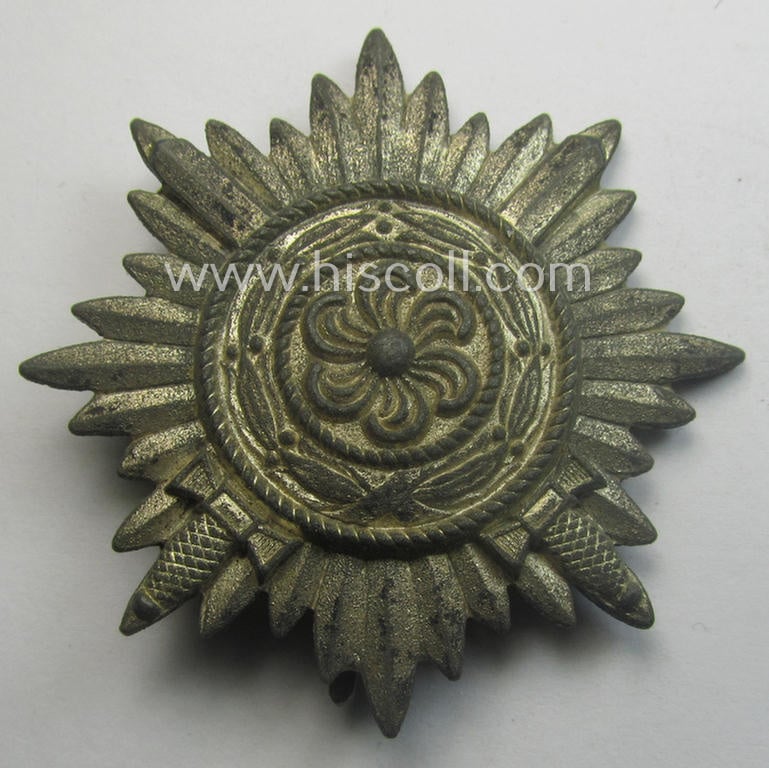 WH-related, so-called: 'Tapferkeitsauszeichnung o. Steckkreuz für Angehörige der Ostvölker, 2. Kl. in Silber mit Schwertern' being a non-maker-marked example that comes stored in its accompanying, period-etui