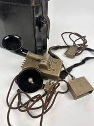 Wehrmacht Brustmikrofon 33 in Original Pouch.