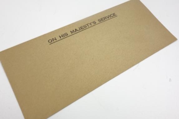 British WW2 Letter cover ‘On his Majesty's Service’