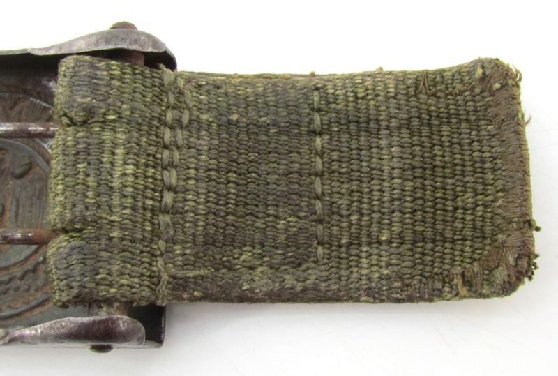 Wehrmacht (Heer) tropical ‘Afrikakorps’ steel belt buckle ( RS&S )