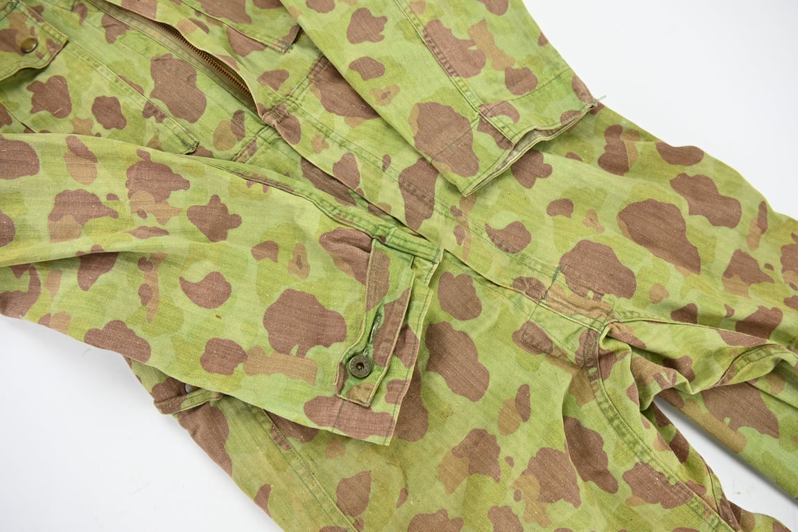 US WW2 HBT 'Frogskin' Camouflage Coverall