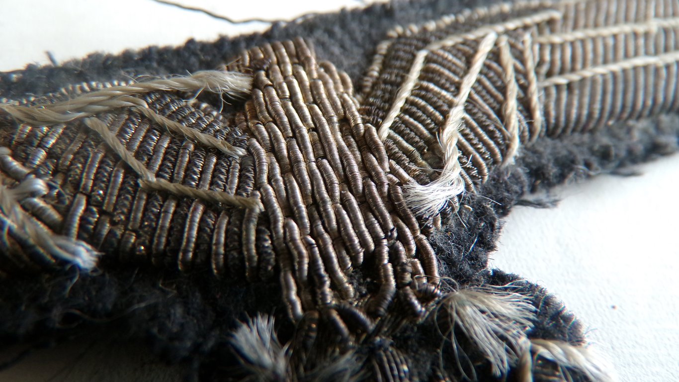 Very rare early Officer's panzer breast eagle